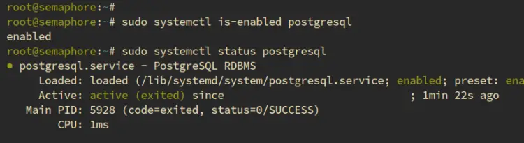 check postgresql