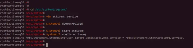 Setup Apache ActiveMQ as a Systemd Services