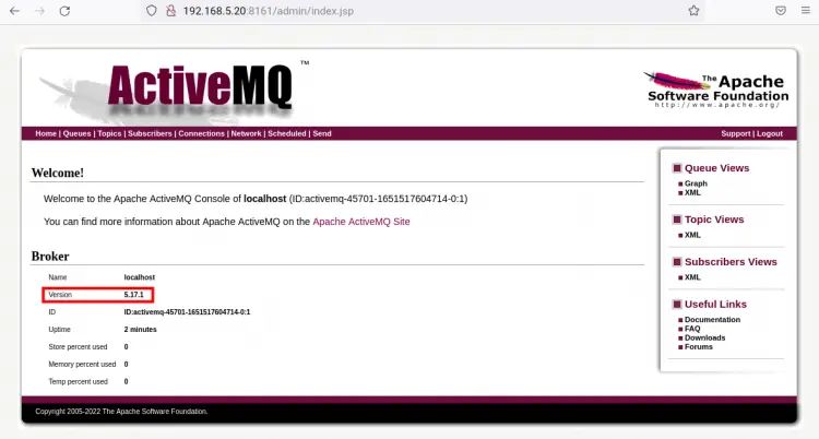 activemq web conmsople\