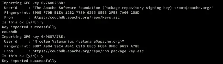 import gpg key