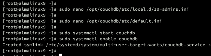 setup couchdb