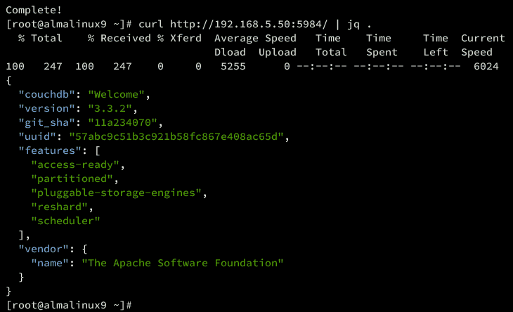 check couchdb