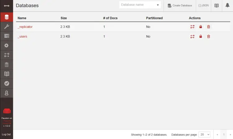 CouchDB Dashboard