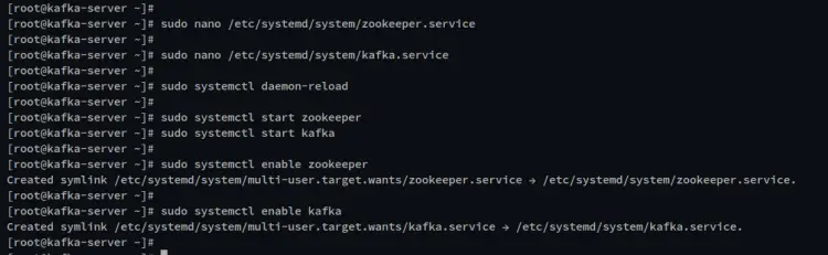 setup kafka service
