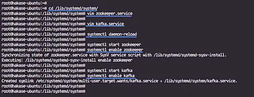 Start Zookeeper and Kafka