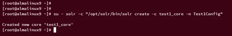 create core solr