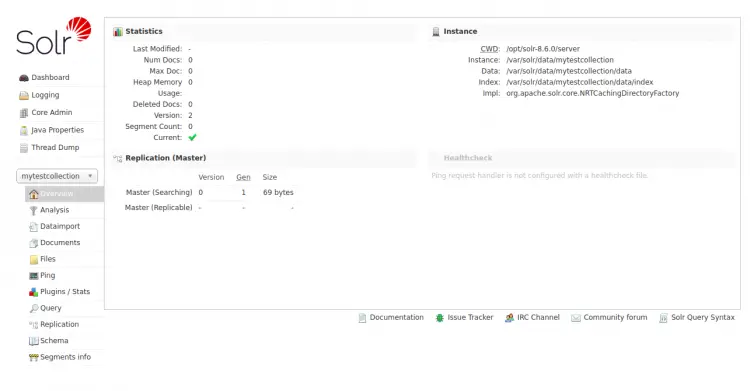 Apache Solr Statistics