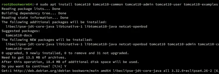 install tomcat10