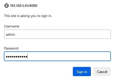 login to apache tomcat
