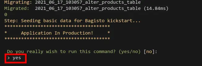 Installing Bagisto in Production