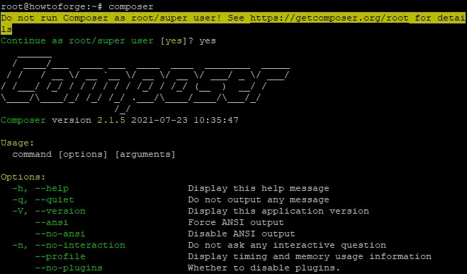 PHP composer
