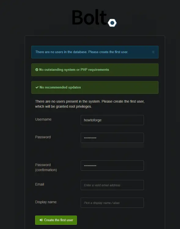 Bolt CMS