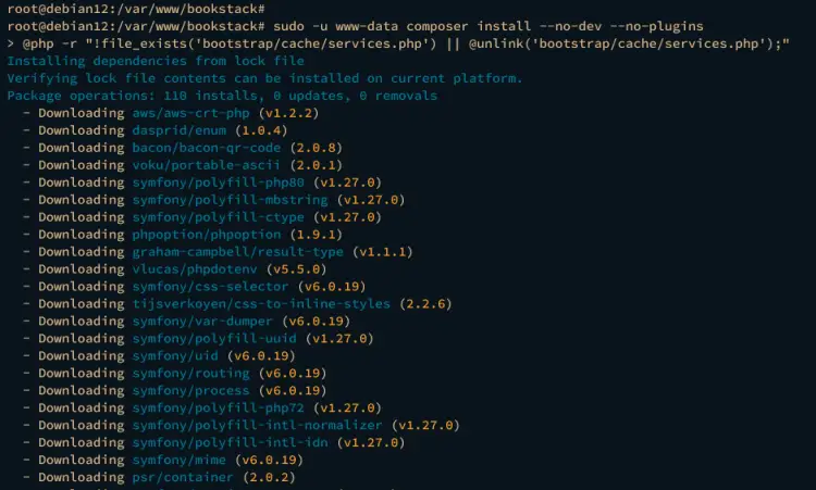 download install dependencies