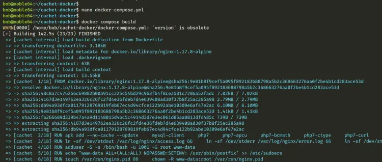 build cachet image