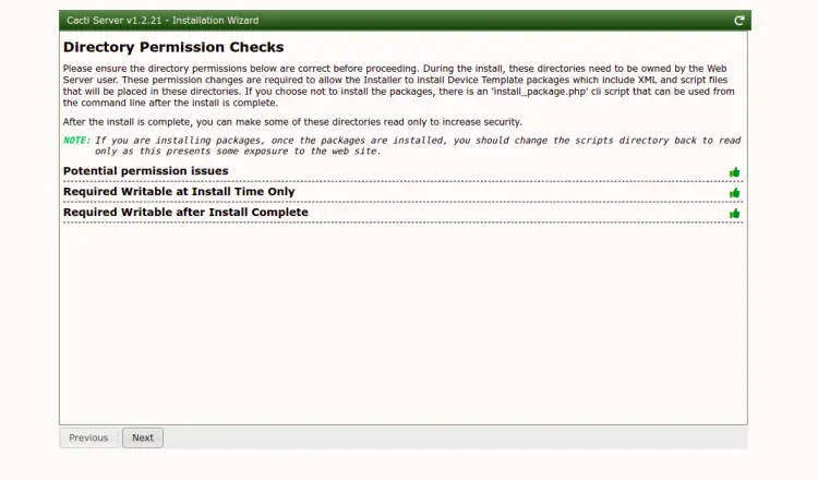 Directory permissions