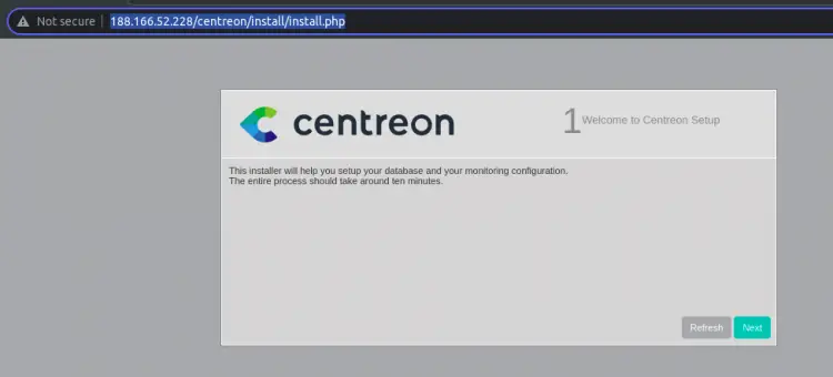 Centreon setup