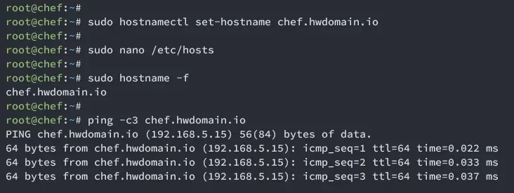 setup fqdn