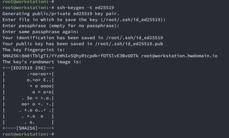 generate ssh key