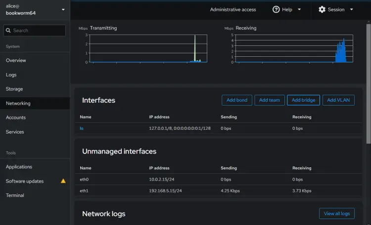 setup networking