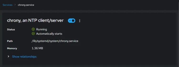 start or restart service