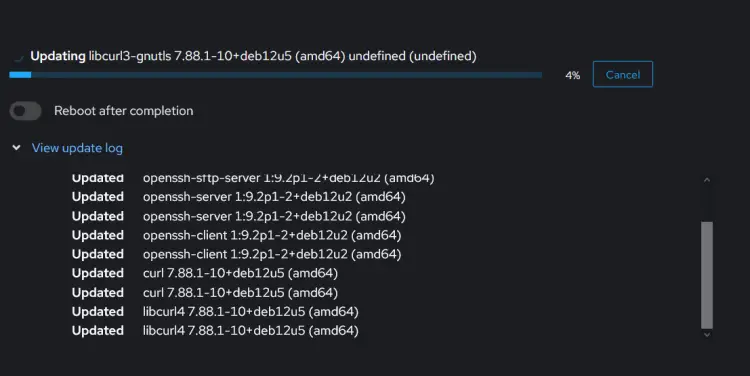 updating packages