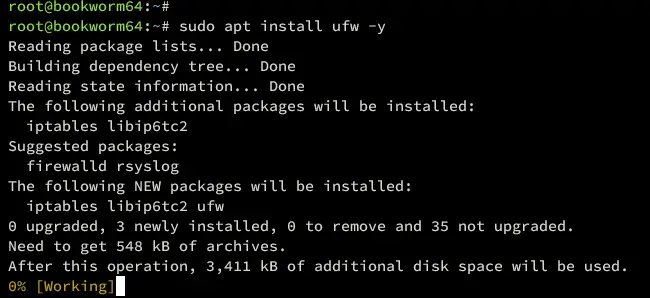 install ufw
