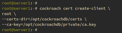 create client certificate