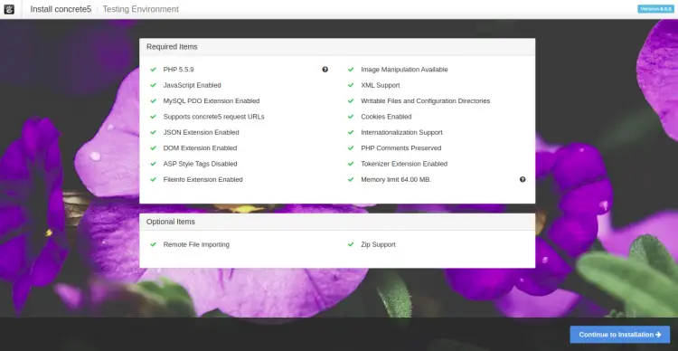 System check