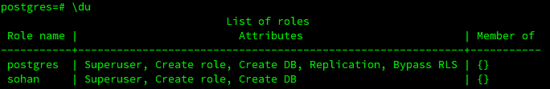 Connect to postgres