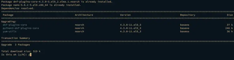 install basic packages