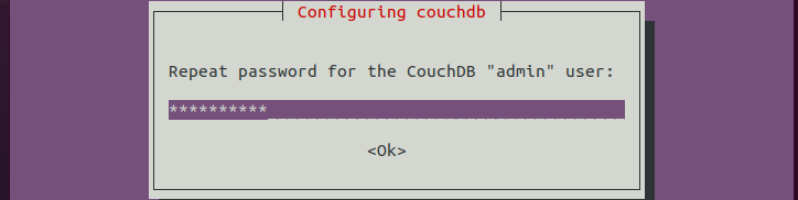 Configure couchdb