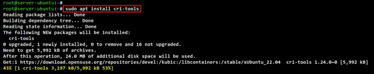 install cri-tools