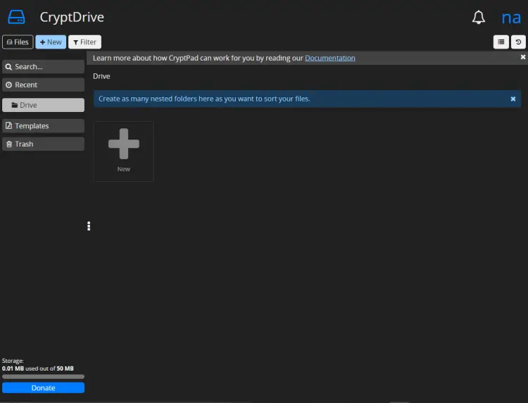 CryptDrive Dashboard