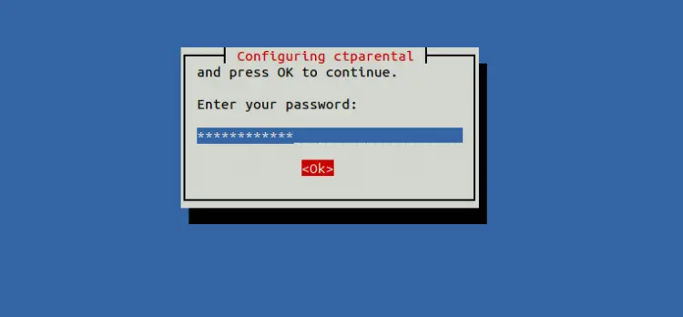 Set a password