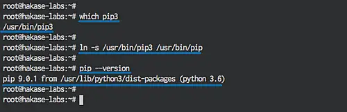 Install Django with pip