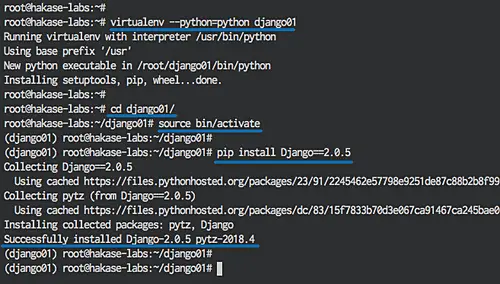 Create you First Project with Django