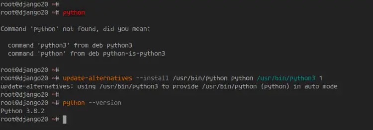 setup Python