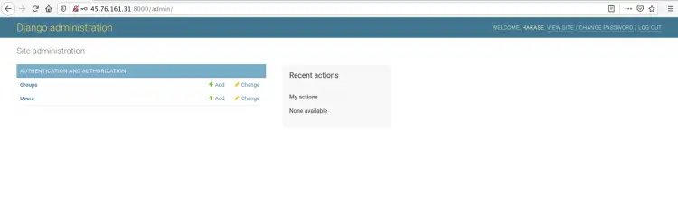Django Admin Dashboard