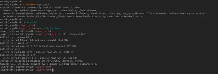 Create Python Django Project