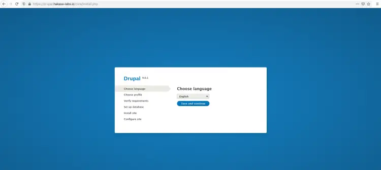 Drupal Setup Language