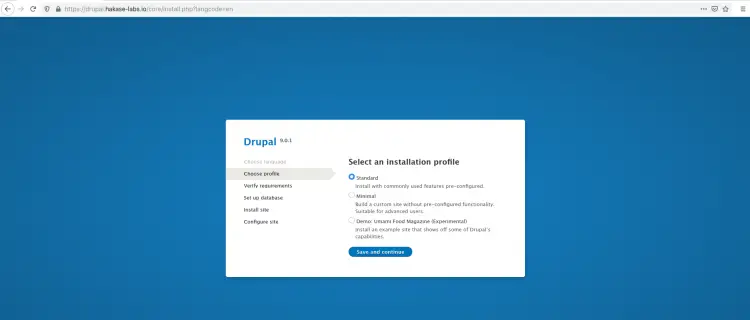 Drupal Installation type