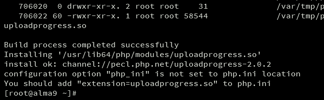 install uploadprogress