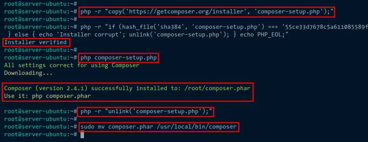 install composer