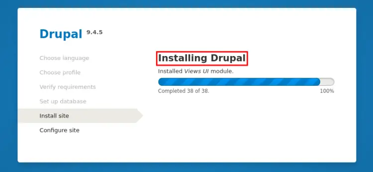 installation drupal