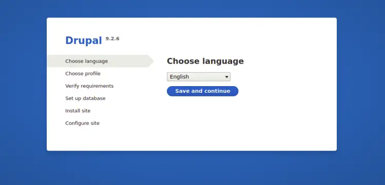 Choose language