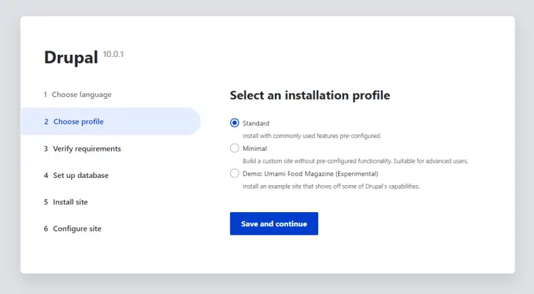 Drupal Installation Profile