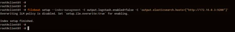 load filebeat index template to elasticsearch server