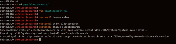 install and configure elasticsearch