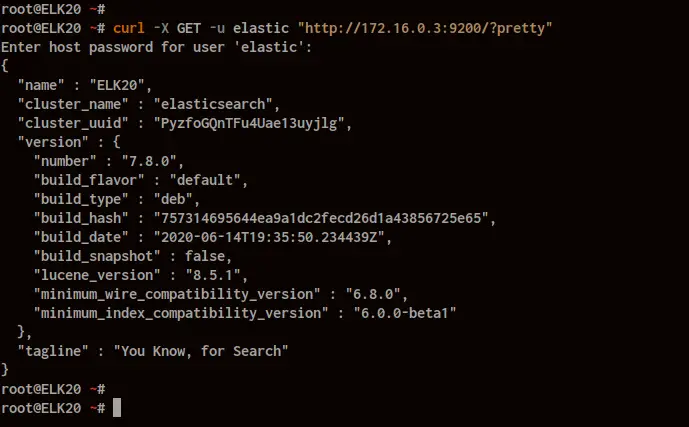 testing elasticsearch authentication