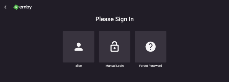 login as